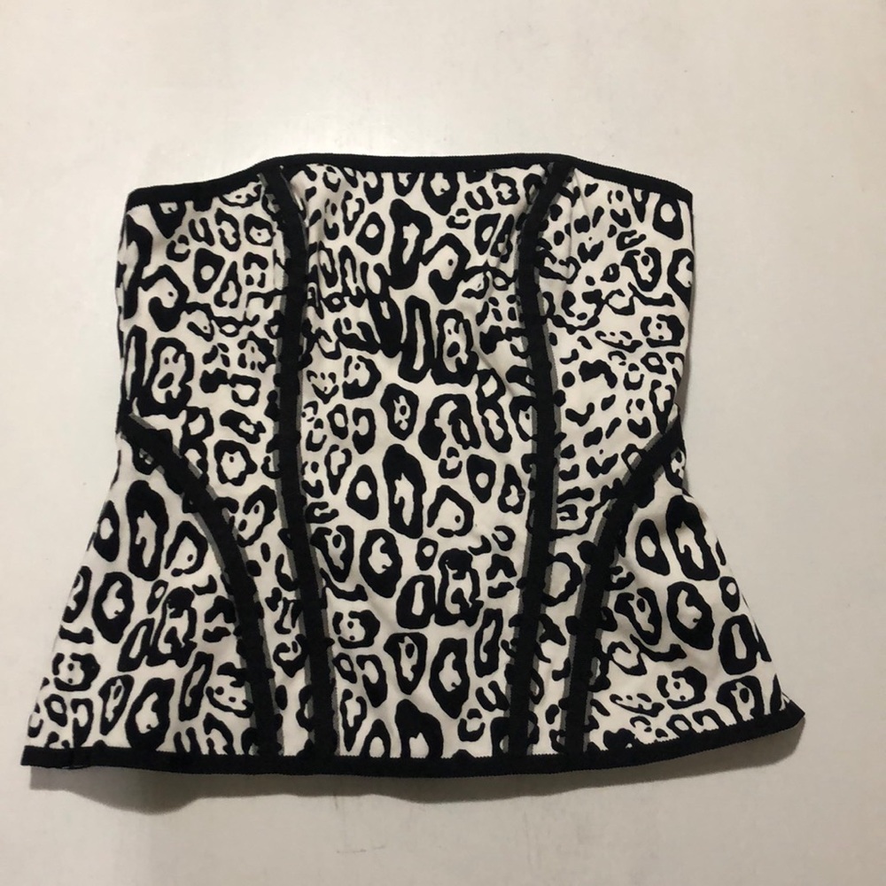 Sexy leopard print corset